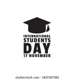 Ilustración de vectores sobre el tema del Día Internacional de los Estudiantes