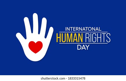 Vector illustration on the theme of International Human Rights Day observed each year on December 10th across the globe.