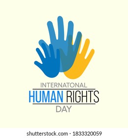 Vector illustration on the theme of International Human Rights Day observed each year on December 10th across the globe.