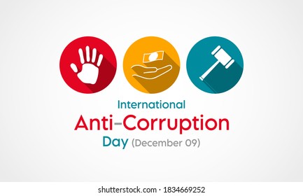 Vector illustration on the theme of International Anti Corruption day observed each year on December 09th across the globe.