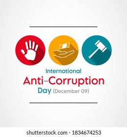 Vector illustration on the theme of International Anti Corruption day observed each year on December 09th across the globe.