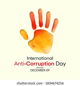 Vector illustration on the theme of International Anti Corruption day observed each year on December 09th across the globe.