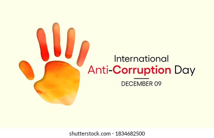 Vector illustration on the theme of International Anti Corruption day observed each year on December 09th across the globe.