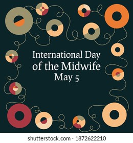 Vector illustration on the theme of International Day of the Midwife