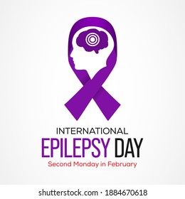 Vector Illustration On The Theme Of International Epilepsy Day. It Raises Awareness About Epilepsy And The Urgent Need For Improved Treatment, Better Care, And Greater Investment In Research.