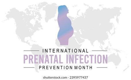 Vektorgrafik zum Thema Internationale Pränatale Infektion (GBS) Präventivmonat beobachtet jedes Jahr während Februar.banner, Holiday, Poster, Karte und Hintergrund Design.