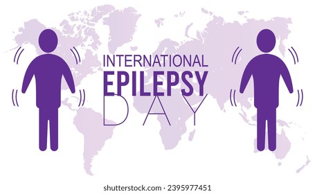 Vektorgrafik zum Thema Internationaler Epilepsie-Tag, beobachtet jedes Jahr während Februar.banner, Holiday, Poster, Karte und Hintergrund-Design.