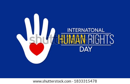 Vector illustration on the theme of International Human Rights Day observed each year on December 10th across the globe.