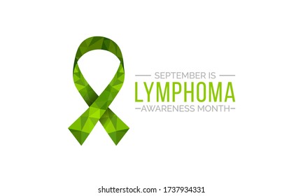 Vector Illustration zum Thema Lymphomsensibilisierung Monat beobachtet jedes Jahr während September.