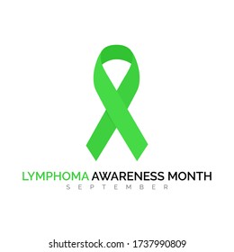 Vector Illustration zum Thema Lymphomsensibilisierung Monat beobachtet jedes Jahr während September.