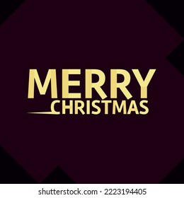 Vector illustration on the theme of Merry christmas on Desember 25th