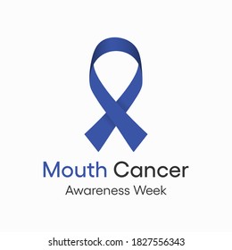 Vector illustration on the theme of Mouth Cancer awareness week observed each year during November.