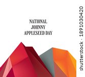 Vector illustration on the theme of National Johnny Appleseed Day
