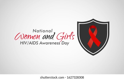Vector illustration on the theme of National Women and Girls HIV/AIDS Awareness Day observed on March 10th.