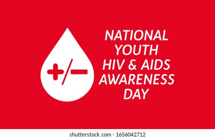 Vektorillustration-Illustration zum Thema "Nationaler HIV/Aids-Aufklärungstag"am 10. April jeden Jahres. Designen Sie Objekte.
