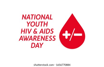 Vector illustration on the theme of National Youth HIV / AIDS Awareness Day observed on April 10th every year. Design assets.