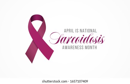 Vector Illustration on the theme of National Sarcoidosis Awareness month of April.