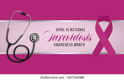 Vector Illustration on the theme of National Sarcoidosis Awareness month of April.