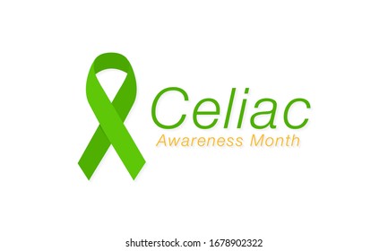 Vector illustration on the theme of National Celiac disease awareness month of May every year.