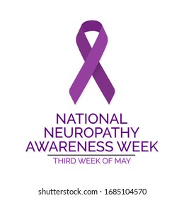 Vector illustration on the theme of National Peripheral Neuropathy awareness week observed in third full week of May.