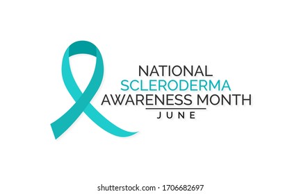 Vector illustration on the theme of National Scleroderma awareness month observed each year during June.