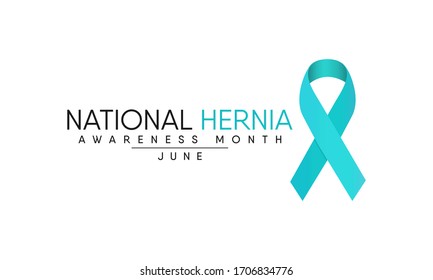 Vector illustration on the theme of National Hernia awareness month Observed each year during April.