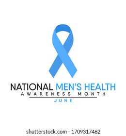 Vector illustration on the theme of National Men's Health awareness month observed each year during June.