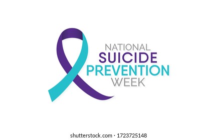 Vector illustration on the theme of National suicide prevention week observed each year during September.