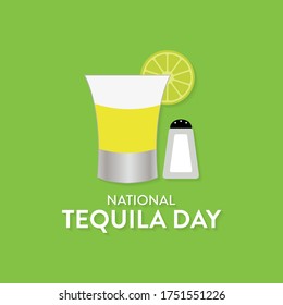 Vector illustration on the theme of National Tequila day observed each year on July 24th.