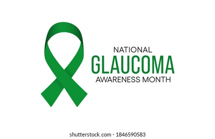 Vector illustration on the theme of National Glaucoma awareness month observed each year during January, an important time to spread the word about this sight-stealing disease.