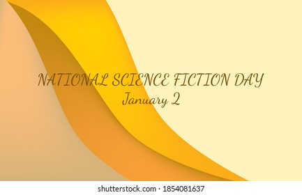 Vector illustration on the theme of NATIONAL SCIENCE FICTION DAY
