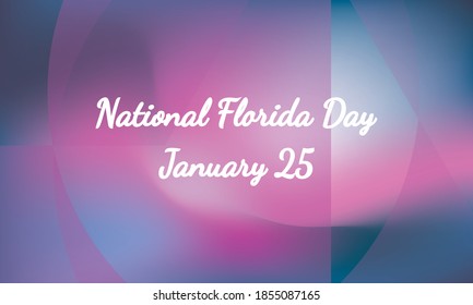 Vector illustration on the theme of National Florida Day