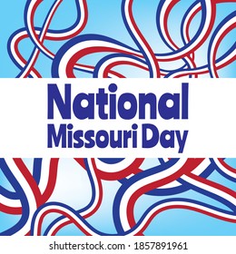 Vector illustration on the theme of National Missouri Day