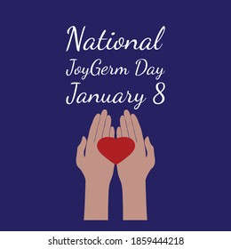 Vektorgrafik zum Thema National JoyGerm Day