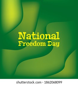 Ilustración de vectores sobre el tema del Día Nacional de la Libertad