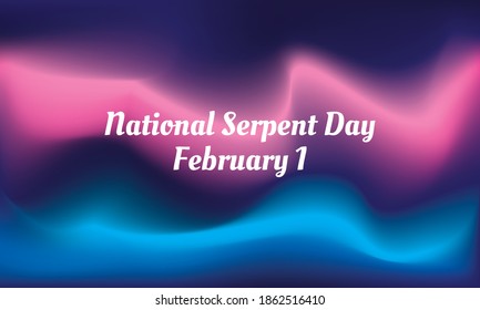 Vector illustration on the theme of National Serpent Day