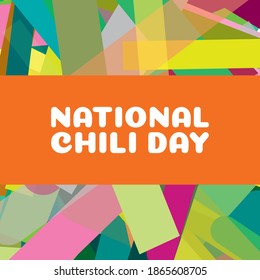 Vector illustration on the theme of National Chili Day