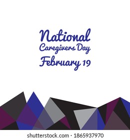 Vector illustration on the theme of National Caregivers Day 