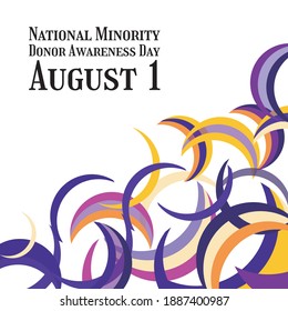 Vector illustration on the theme of National Minority Donor Awareness Day - Powered by Shutterstock - Get 15% off with code: PIKWIZARD15