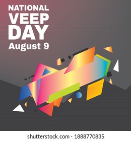 Vector illustration on the theme of National Veep Day