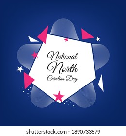 Vector illustration on the theme of National North Carolina Day 