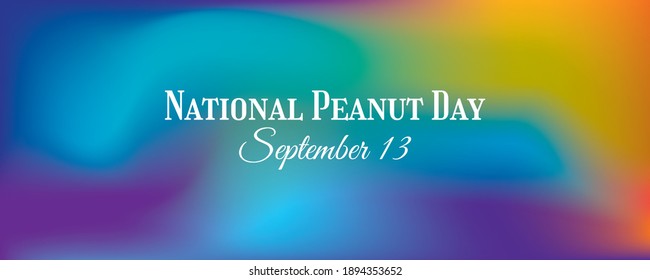 Vector illustration on the theme of National Peanut Day