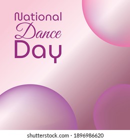 Vector Illustration On The Theme Of National Dance Day