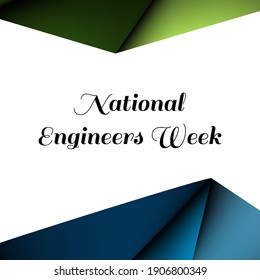 Ilustración vectorial sobre el tema de 
Semana de Ingenieros Nacionales