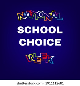 Ilustración de vectores sobre el tema de la Semana Nacional de Elección Escolar 