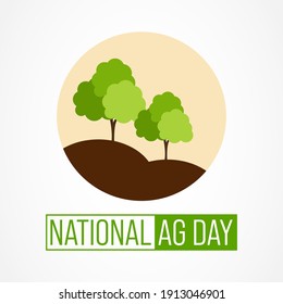 Vector illustration on the theme of National Agriculture day observed each year during March.