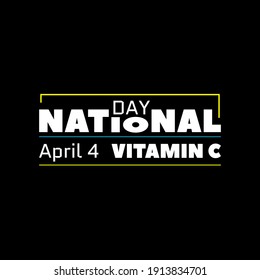 Vector illustration on the theme of National Vitamin C Day