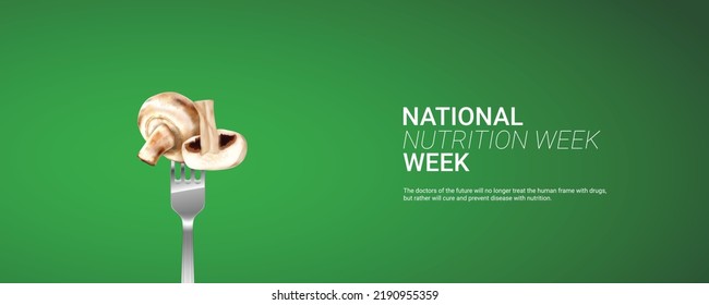 
Vector illustration on the theme of national Nutrition week observed each year from September 1st to 7th.
