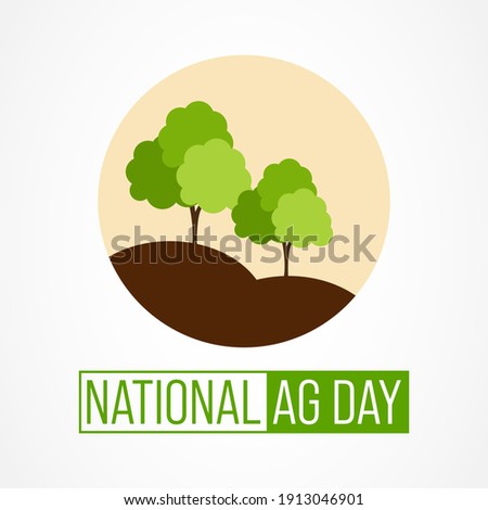 Vector illustration on the theme of National Agriculture day observed each year during March.