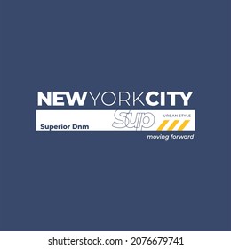 Ilustración vectorial sobre el tema de la ciudad de nueva york, diseño de época. ...
 Tipografía, gráficos para camisetas, impresión, afiche, pancarta, volante, postal